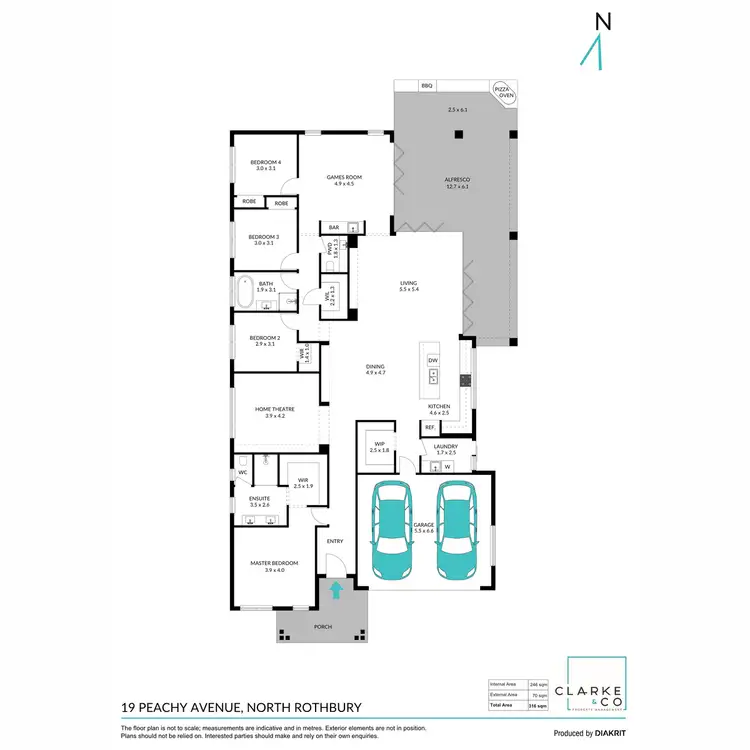 Floorplan of Homely house listing, 19 Peachy Avenue, North Rothbury NSW 2335