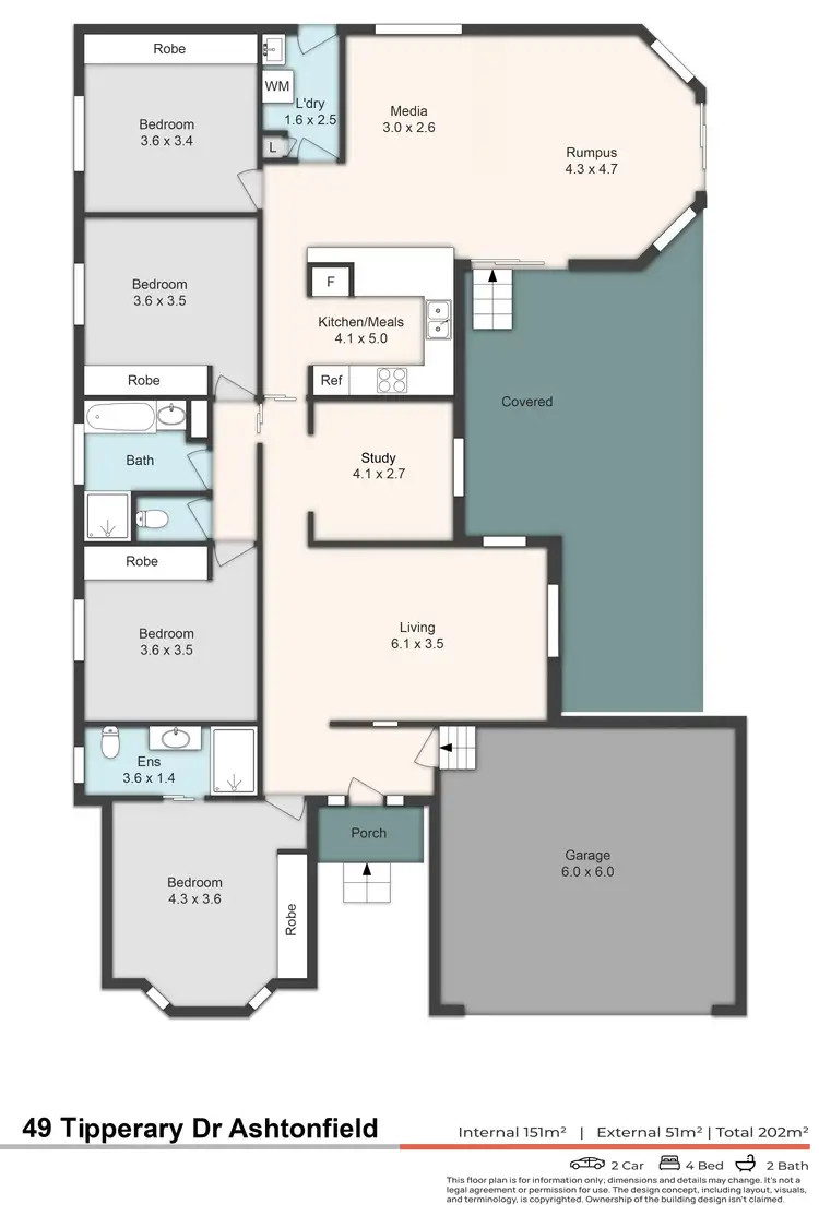 Floorplan of Homely house listing, 49 Tipperary Drive, Ashtonfield NSW 2323