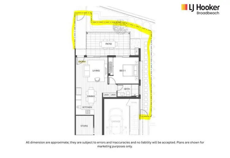 Floorplan of Homely townhouse listing, 48 Delta Circuit, Hope Island QLD 4212