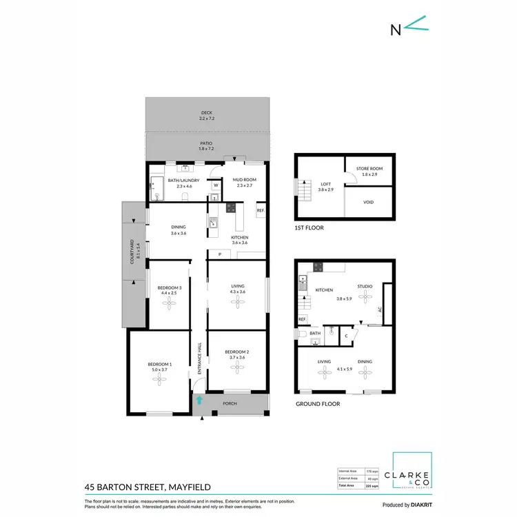 Floorplan of Homely house listing, 45 Barton Street, Mayfield NSW 2304