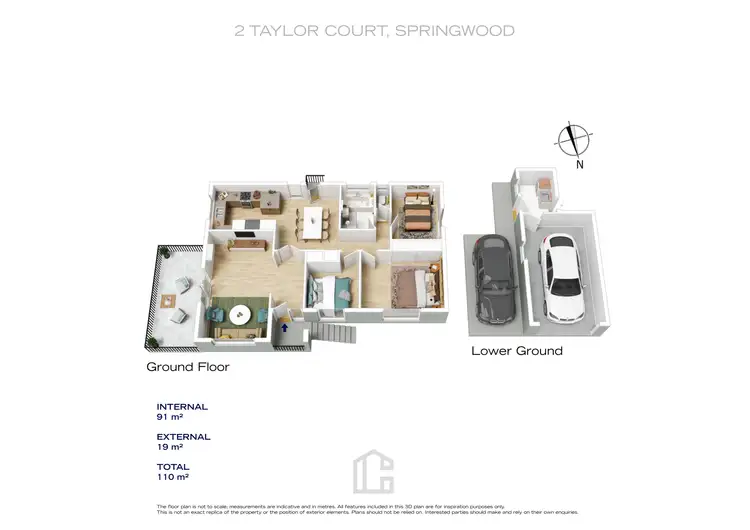 Floorplan of Homely house listing, 2 Taylor Court, Springwood NSW 2777