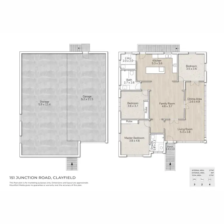 Floorplan of Homely house listing, 151 Junction Road, Clayfield QLD 4011