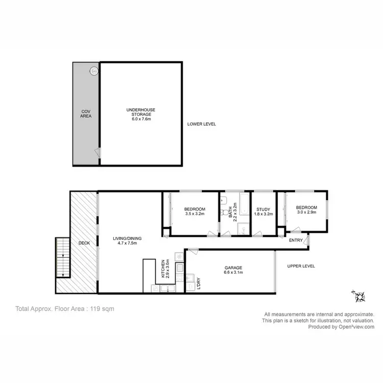 Floorplan of Homely unit listing, 2/101 Channel Highway, Kingston TAS 7050