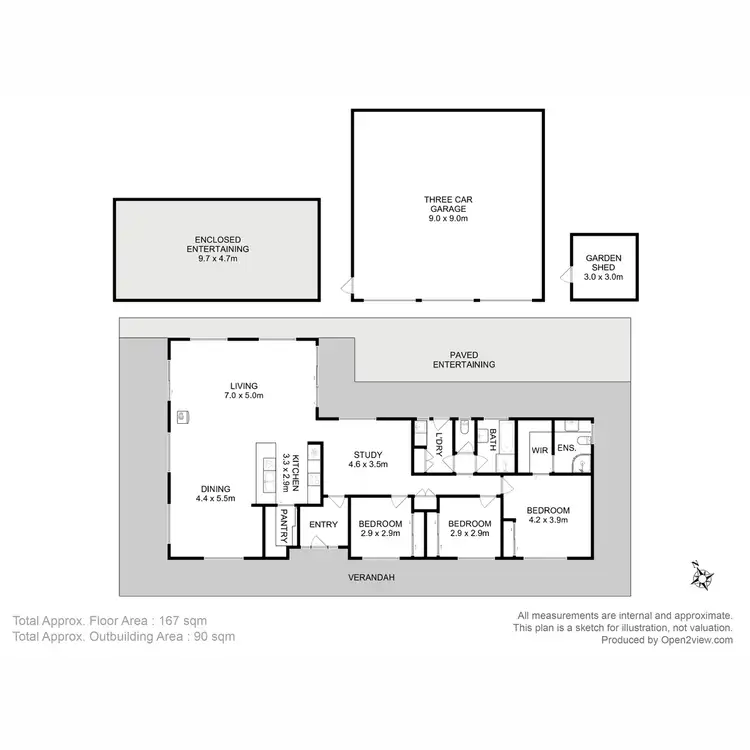 Floorplan of Homely rural property listing, 115 Wolfes Road, Neika TAS 7054