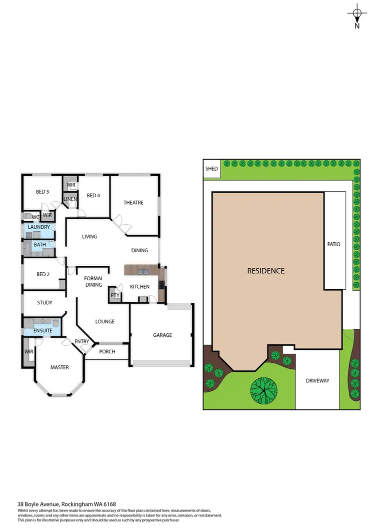 Floorplan of Homely house listing, 38 Boyle Avenue, Rockingham WA 6168
