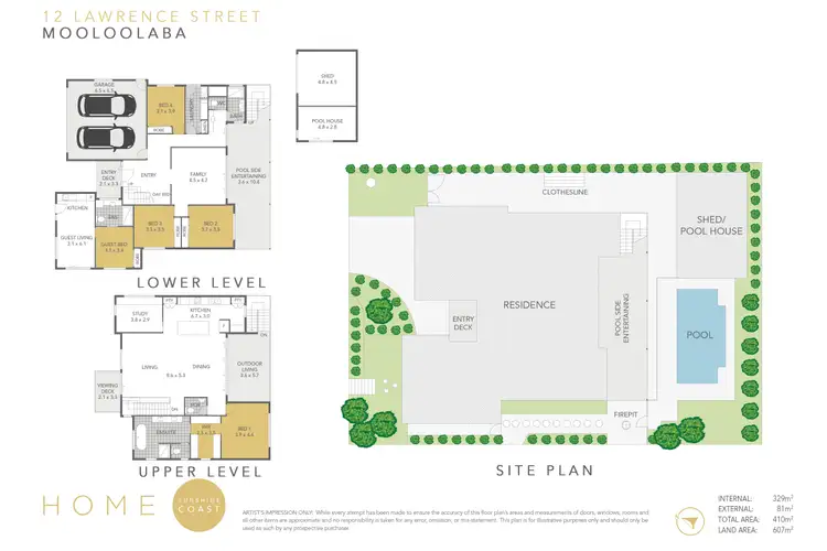 Floorplan of Homely house listing, 12 Lawrence Street, Mooloolaba QLD 4557