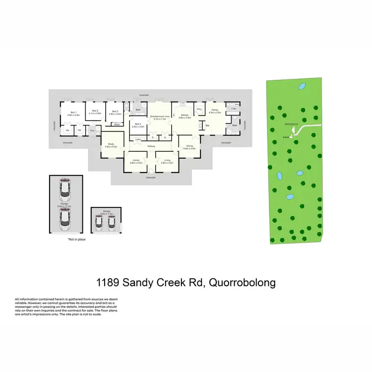 Floorplan of Homely rural property listing, 1189 Sandy Creek Road, Quorrobolong NSW 2325