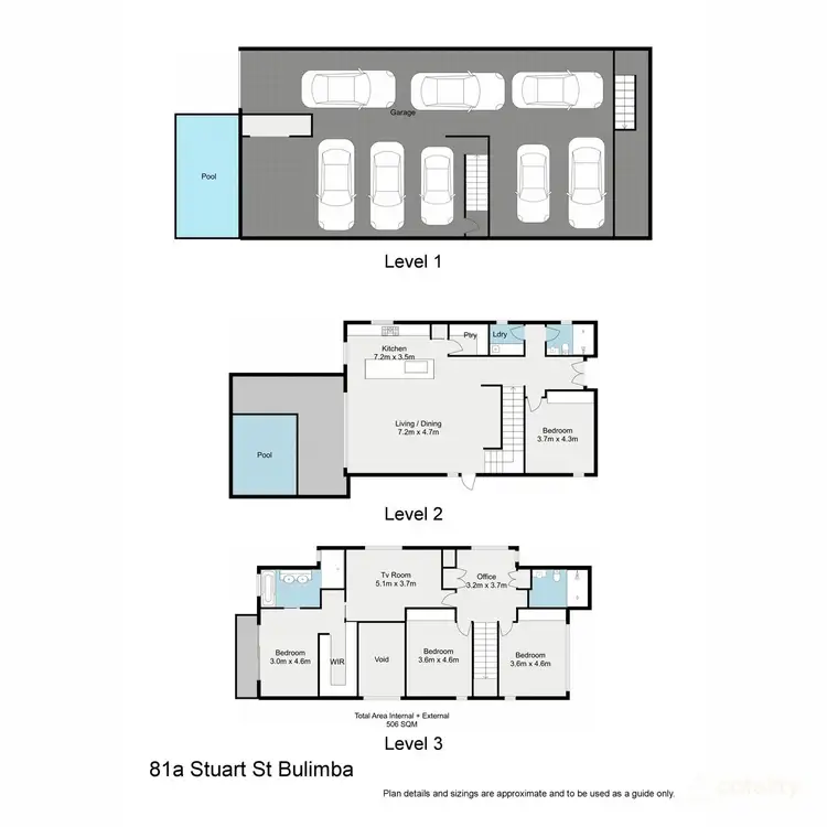 Floorplan of Homely house listing, 81A Stuart Street, Bulimba QLD 4171