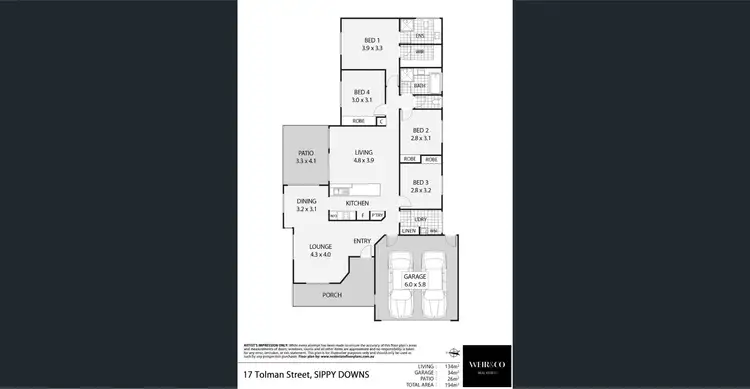 Floorplan of Homely house listing, 17 Tolman Street, Sippy Downs QLD 4556