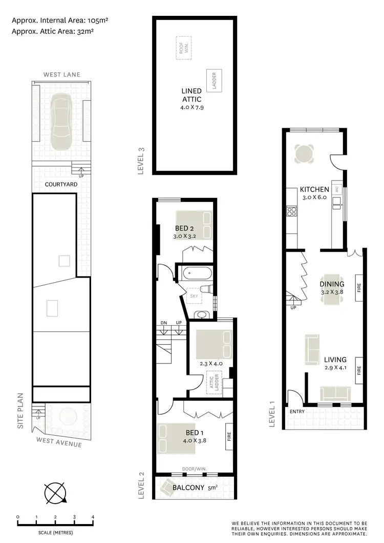 Floorplan of Homely terrace listing, 13 West Avenue, Darlinghurst NSW 2010