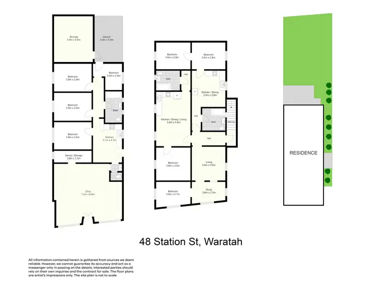 Floorplan of Homely other listing, 48 Station Street, Waratah NSW 2298