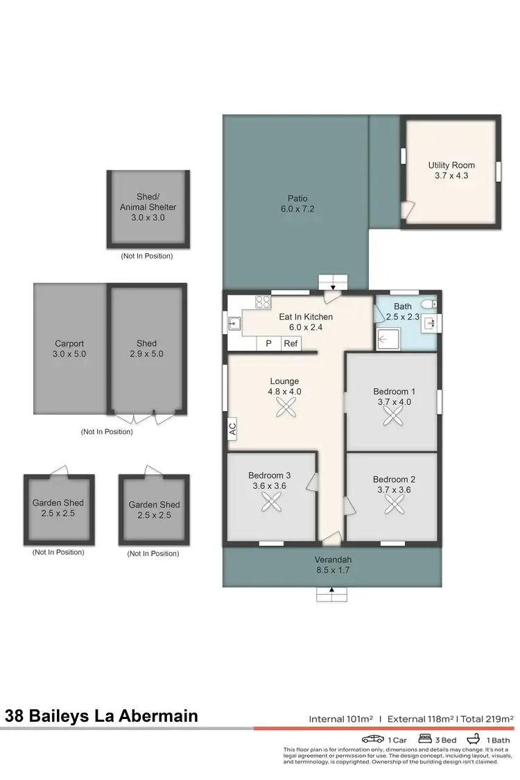 Floorplan of Homely house listing, 38 Baileys Lane, Abermain NSW 2326