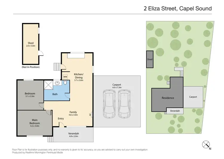 Floorplan of Homely house listing, 2 Eliza Street, Capel Sound VIC 3940