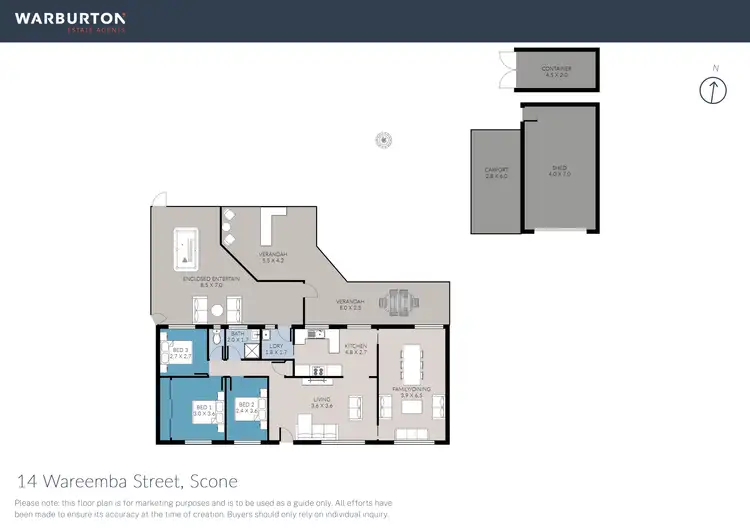 Floorplan of Homely house listing, 14 Wareemba Street, Scone NSW 2337