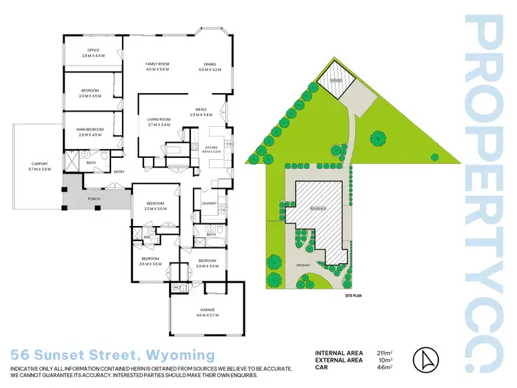 Floorplan of Homely house listing, 56 Sunset Street, Wyoming NSW 2250