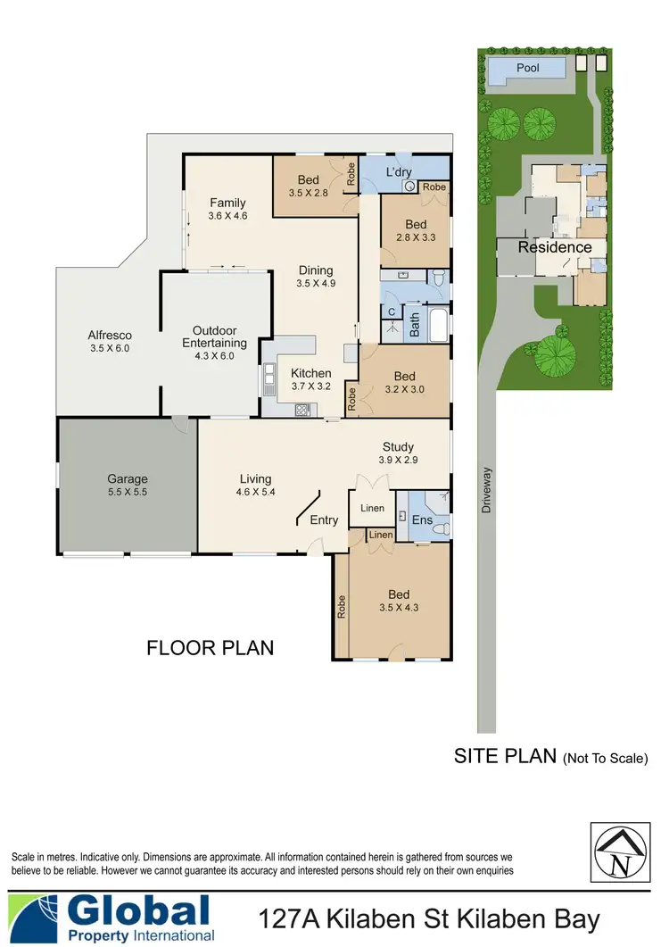 Floorplan of Homely house listing, 127A Kilaben Road, Kilaben Bay NSW 2283