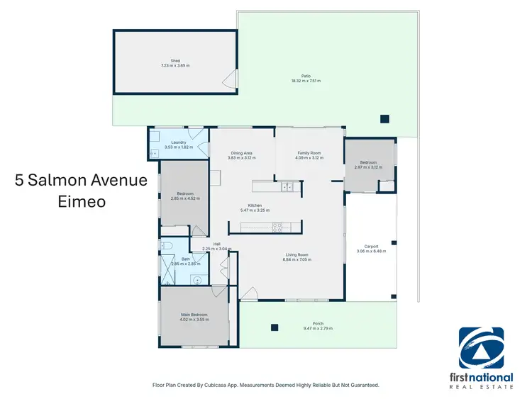 Floorplan of Homely house listing, 5 Salmon Avenue, Eimeo QLD 4740