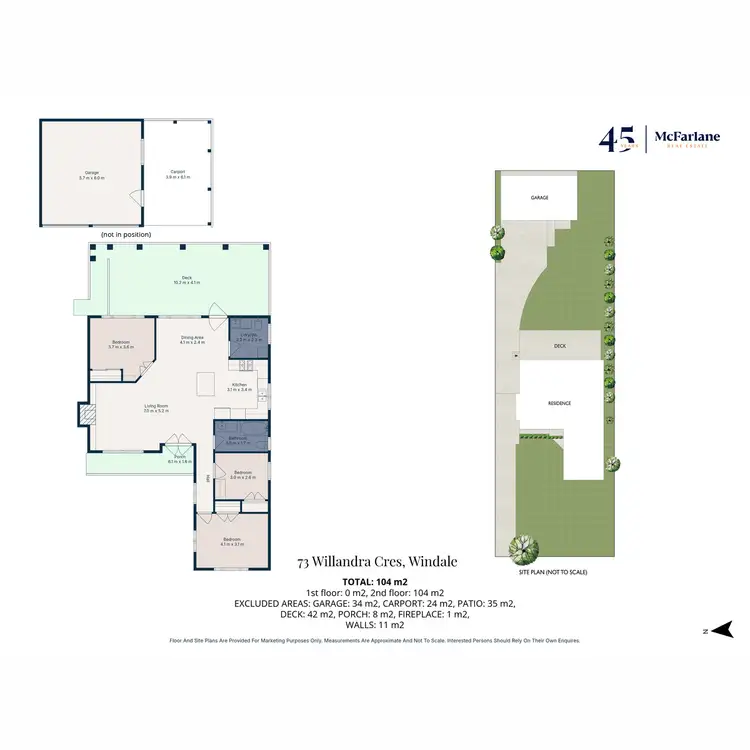 Floorplan of Homely house listing, 73 Willandra Crescent, Windale NSW 2306