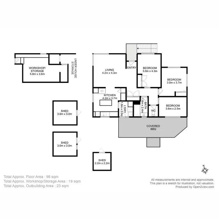 Floorplan of Homely house listing, 393 Cambridge Road, Mornington TAS 7018