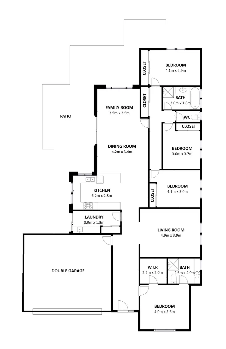 Floorplan of Homely house listing, 26 Victoria Cross Parade, Wodonga VIC 3690