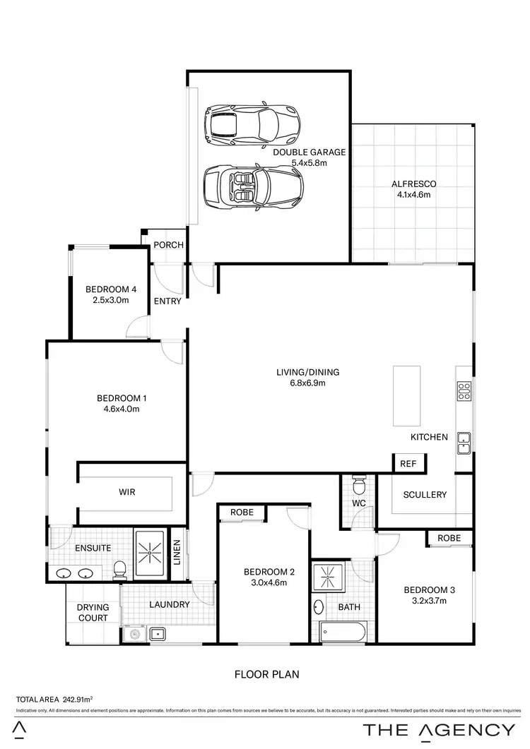 Floorplan of Homely house listing, 23A Innamincka Road, Greenmount WA 6056