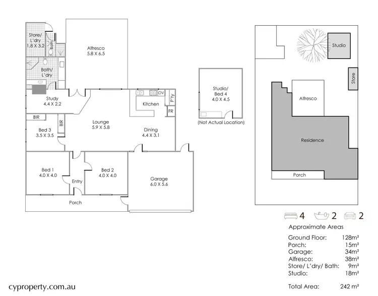 Floorplan of Homely house listing, 15 Chester Street, South Fremantle WA 6162