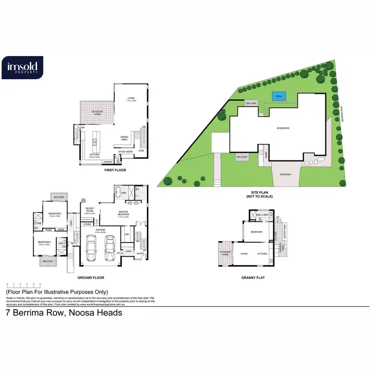 Floorplan of Homely house listing, 7 Berrima Row, Noosa Heads QLD 4567