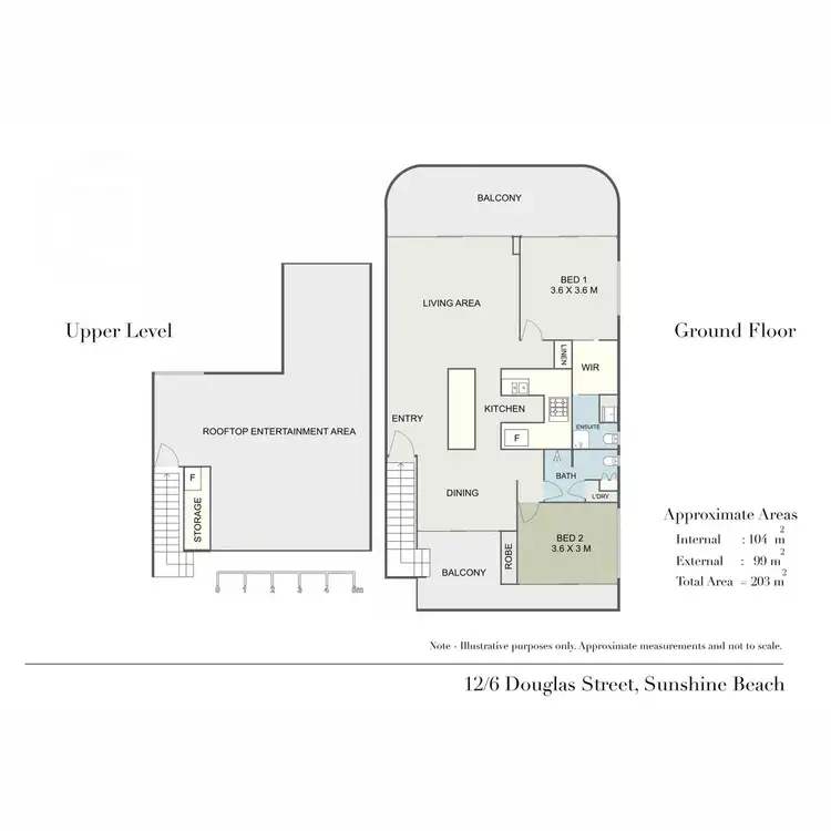 Floorplan of Homely apartment listing, 12/6 Douglas Street, Sunshine Beach QLD 4567