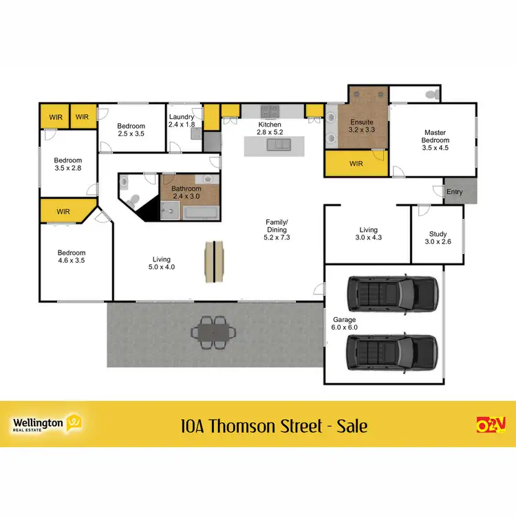 Floorplan of Homely townhouse listing, 10A Thomson Street, Sale VIC 3850