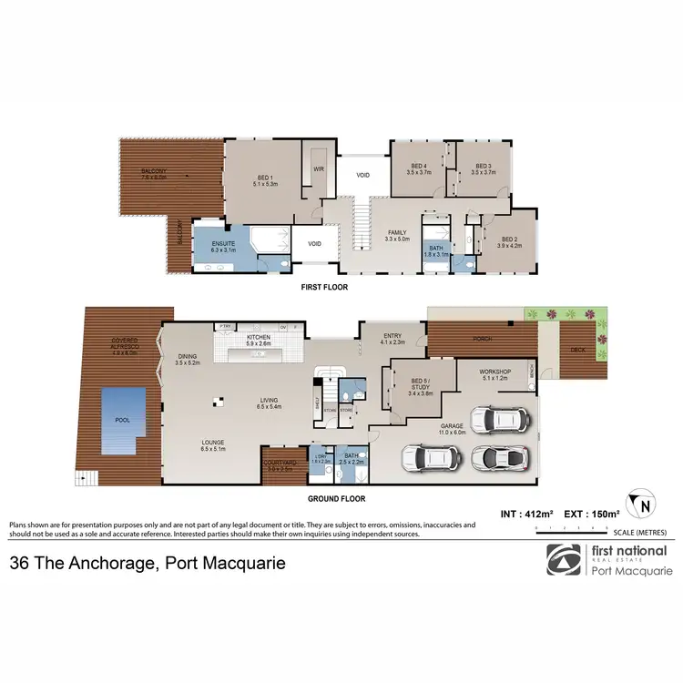 Floorplan of Homely house listing, 36 The Anchorage, Port Macquarie NSW 2444