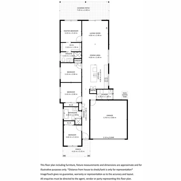 Floorplan of Homely house listing, 33 Windamere Crescent, Port Lincoln SA 5606