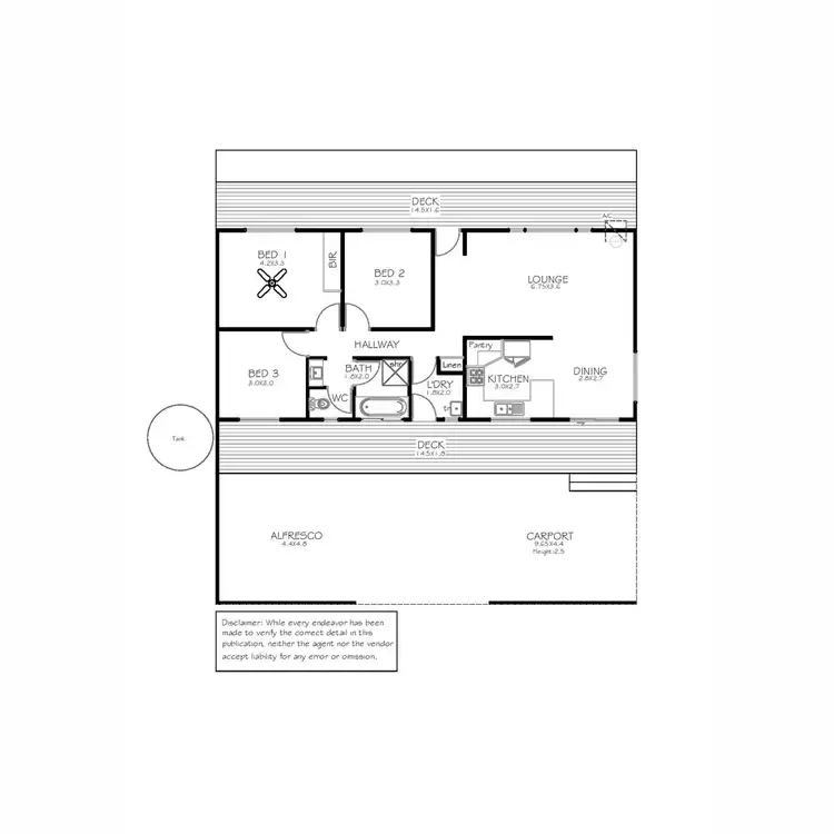 Floorplan of Homely house listing, 11 Dodd Road, Port Lincoln SA 5606