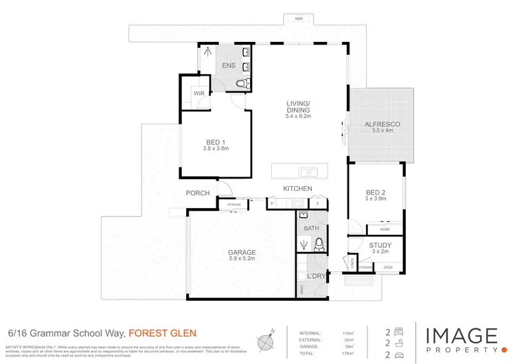 Floorplan of Homely retirement listing, 6/16 Grammar School Way, Forest Glen QLD 4556