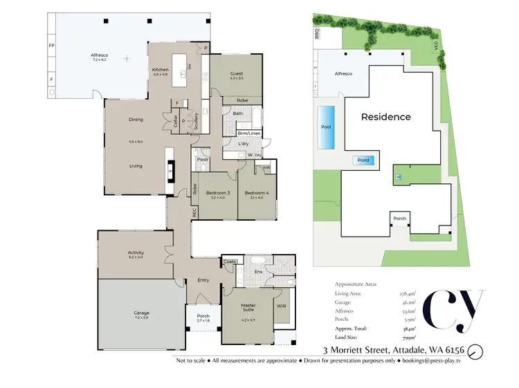 Floorplan of Homely house listing, 3 Morriett Street, Attadale WA 6156