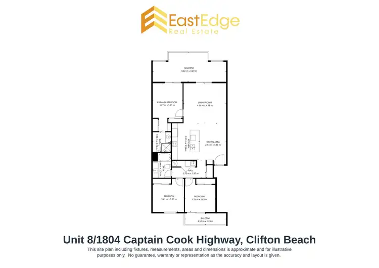 Floorplan of Homely unit listing, 8/1804 Captain Cook Highway, Clifton Beach QLD 4879