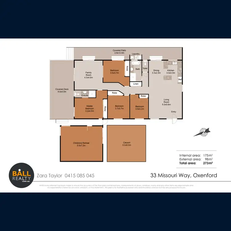 Floorplan of Homely house listing, 33 Missouri Way, Oxenford QLD 4210