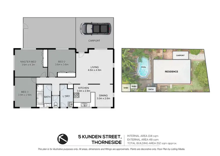 Floorplan of Homely house listing, 5 Kunden Street, Thorneside QLD 4158