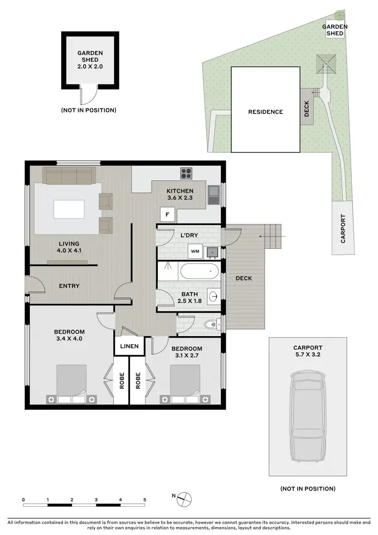 Floorplan of Homely semi-detached listing, 1/2 Sunlea Place, Glenorchy TAS 7010