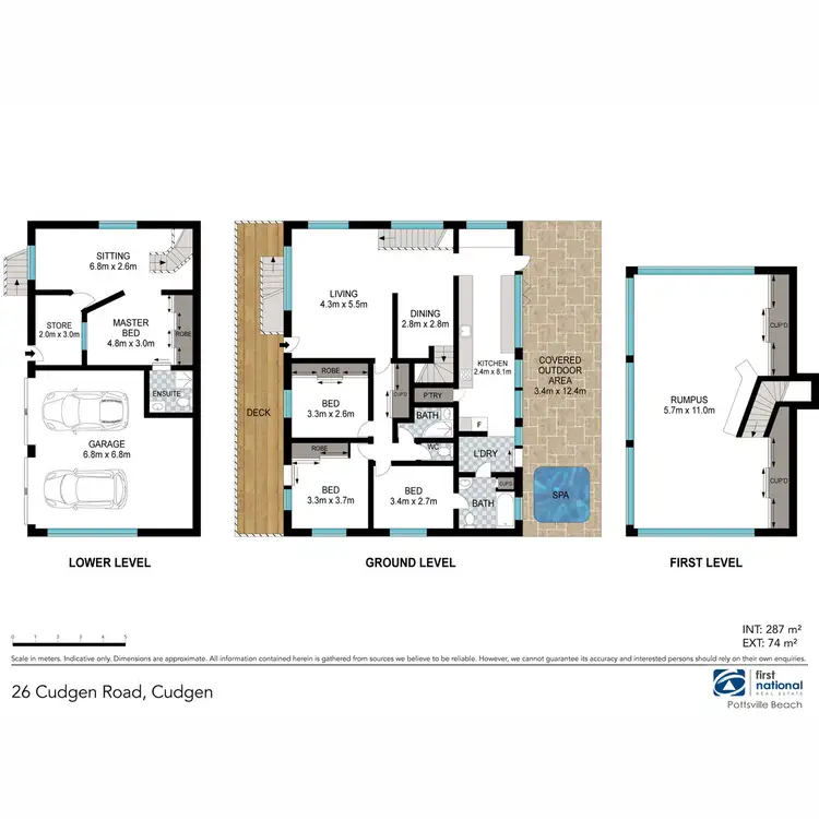 Floorplan of Homely house listing, 26 Cudgen Road, Kingscliff NSW 2487