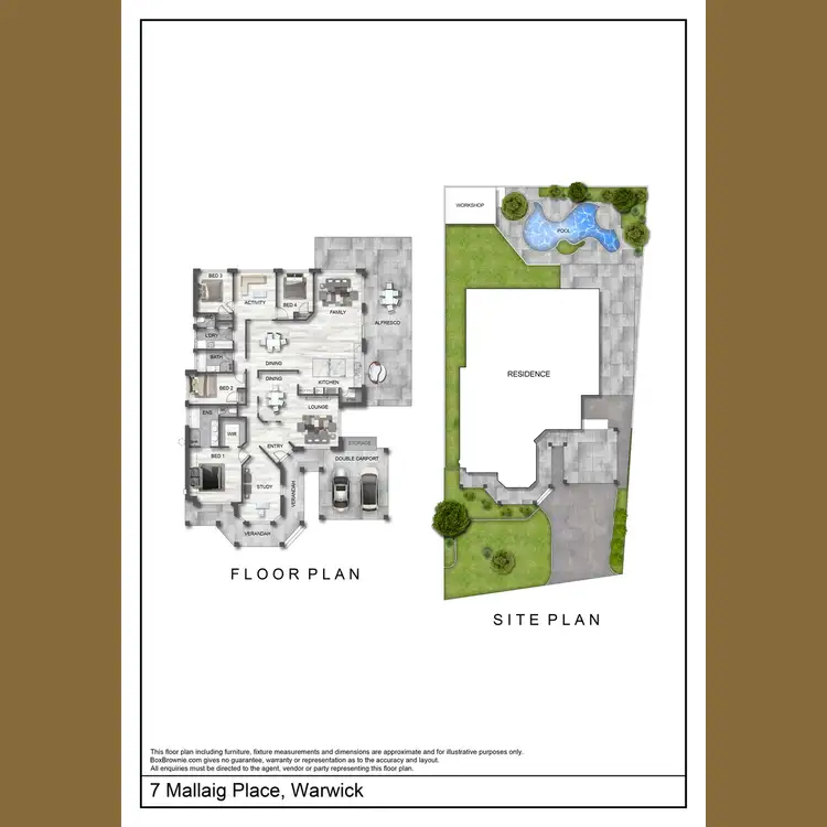 Floorplan of Homely house listing, 7 Mallaig Place, Warwick WA 6024