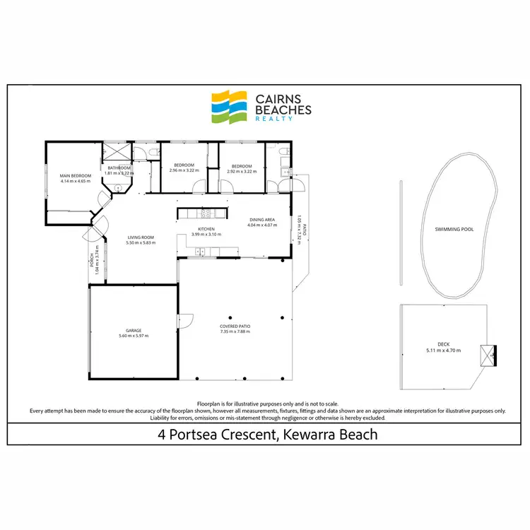 Floorplan of Homely house listing, 64 Portsea Crescent, Kewarra Beach QLD 4879