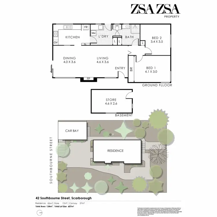 Floorplan of Homely house listing, 42 Southbourne Street, Scarborough WA 6019