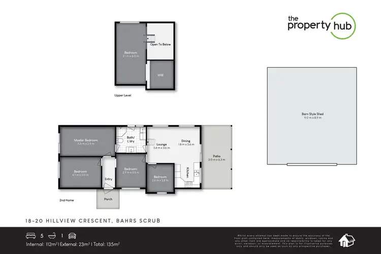 Floorplan of Homely house listing, 18- 20 Hillview Crescent, Bahrs Scrub QLD 4207