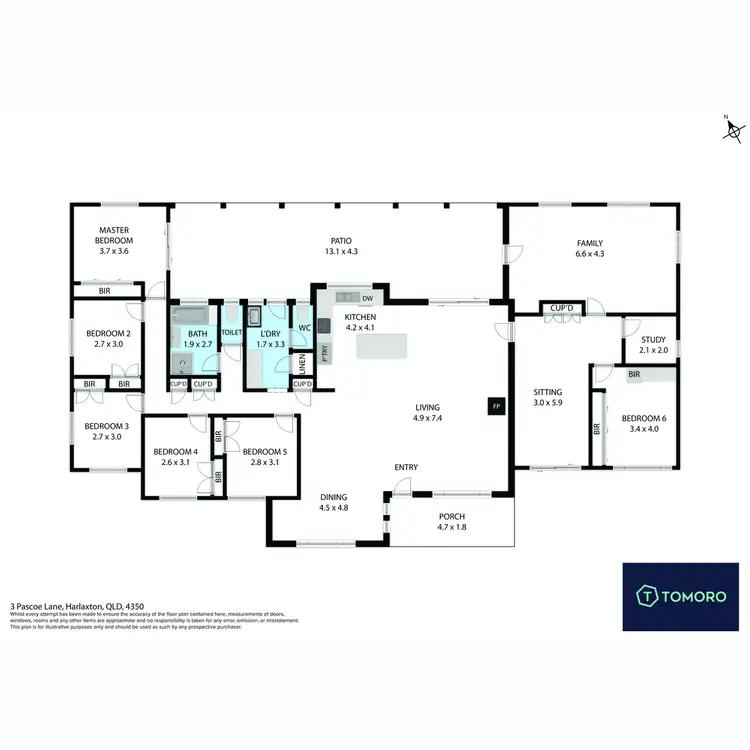 Floorplan of Homely house listing, 3 Pascoe Lane, Harlaxton QLD 4350