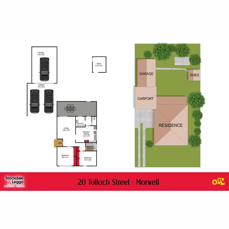 Floorplan of Homely house listing, 20 Tulloch Street, Morwell VIC 3840