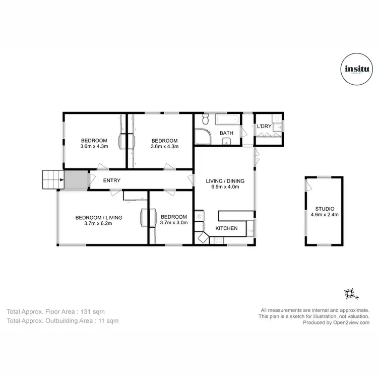 Floorplan of Homely house listing, 20 Randall Street, Sandy Bay TAS 7005
