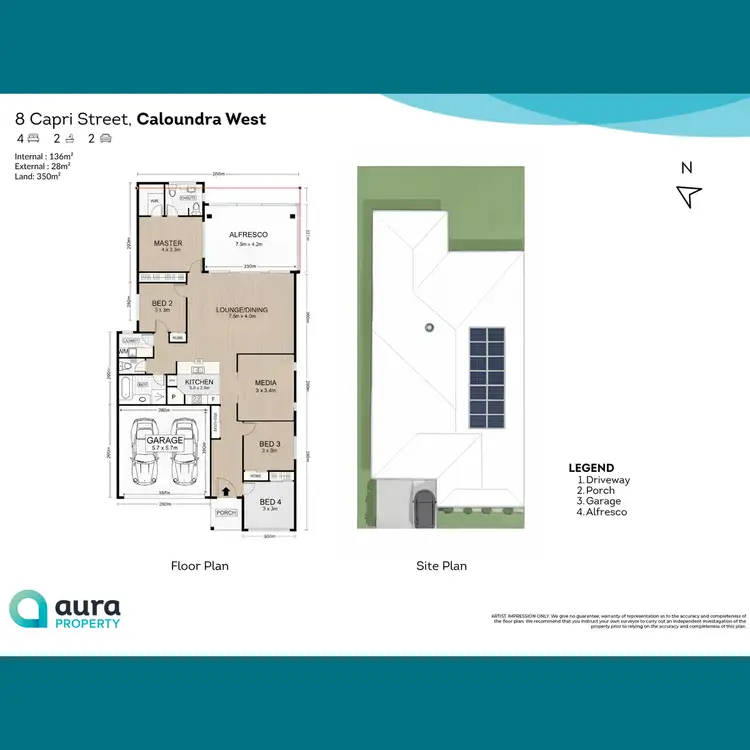 Floorplan of Homely house listing, 8 Capri Street, Caloundra West QLD 4551