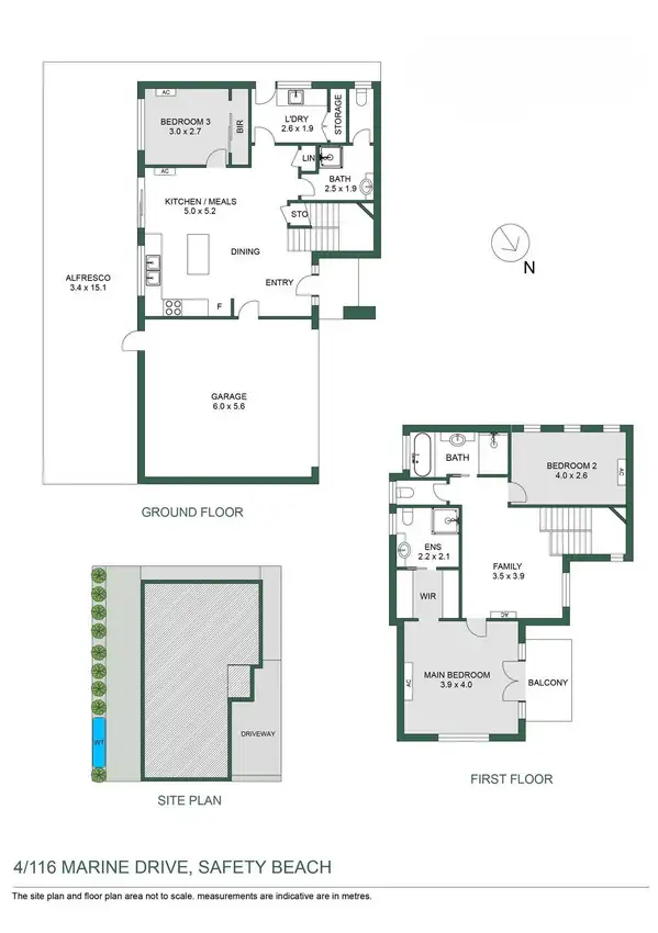 Floorplan of Homely townhouse listing, 4/116 Marine Drive, Safety Beach VIC 3936