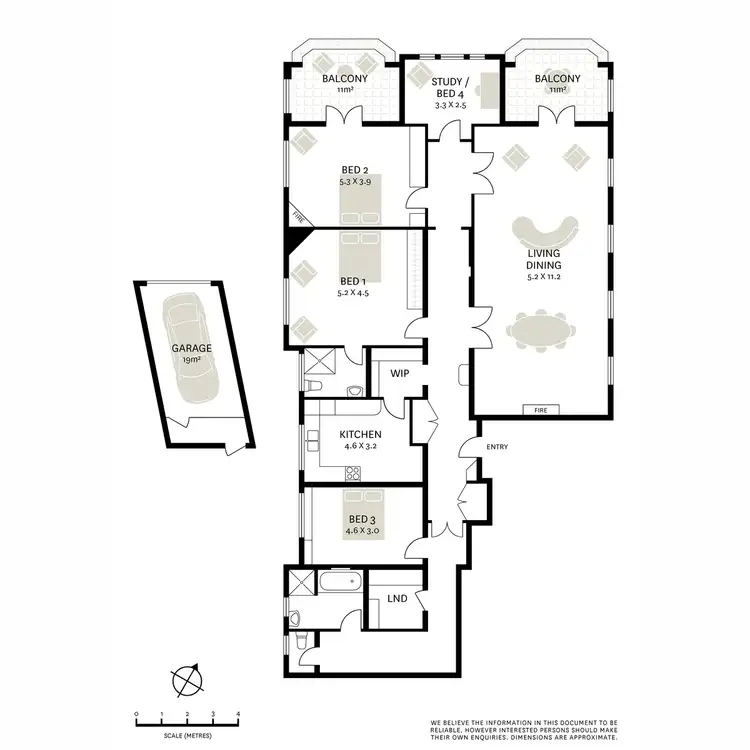 Floorplan of Homely apartment listing, 9/81 Elizabeth Bay Road, Elizabeth Bay NSW 2011