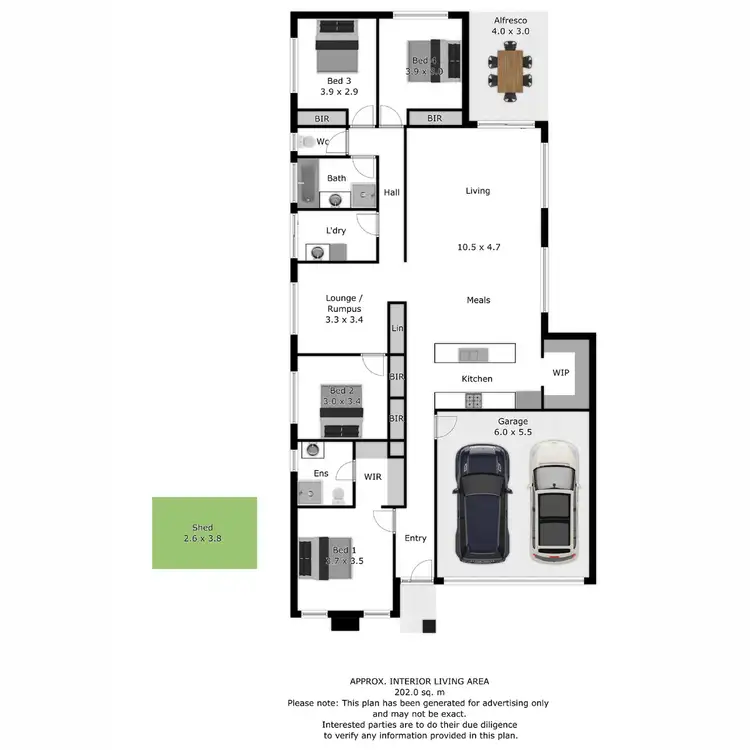 Floorplan of Homely house listing, 12 Klim Street, Killara VIC 3691